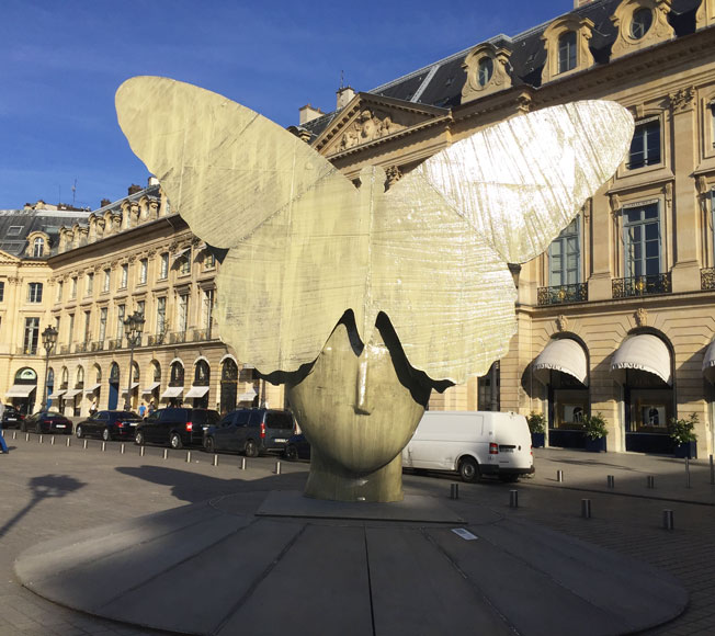 Manolo Valdés: La Mariposa 2016 / Fotó: Paris Now
